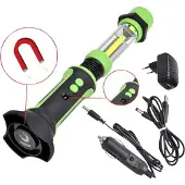 Pricenet Kfz Arbeitsleuchte COB LED Flexibel aufladbar m. Haken + Magnet