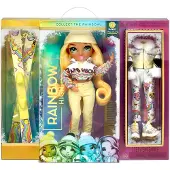 Mga Rainbow High Winter Break Fashion Doll- Sunny Madison (Yellow), Modepuppe, Weiblich, 6 Jahr(e), Mädchen, Mehrfarbig