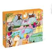 Janod Taktiles Puzzle: Ein Tag Im Zoo 20 Stücke