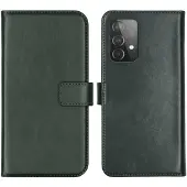 Selencia Samsung Galaxy A52(s) (5G/4G) Hülle - Echtes Leder - - Klapphülle - Grün