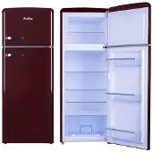 Amica VD 1442 AI, Freistehend, Weinrot, Rechts, R600a, 213 l, ST