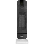 De'Longhi De’Longhi HFX65V20, Elektrischer Raumheizlüfter, Keramik, 24 h, Indoor, Schwarz, Weiß, LED