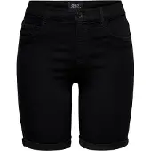 ONLY Shorts "ONLRAIN – Shorts mit Push-up-Effekt und Umschlagsaum" unifarben, casual, skinny fit, Denim, Eingrifftaschen