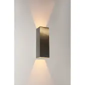 Artdelight LED WandSpot Vegas250 Up - Down 2x4W - 2700K - 25cm Grau