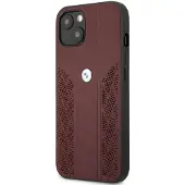 BMW Etui Bmhcp13mrsppr Iphone 13.14.15 6.1 Leather Curve Perforate Handyhülle