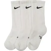 Nike Y NK EVRYDAY CUSH CREW 3PR-108 WHITE/BLACK