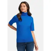 Peter Hahn Rollkragen-Pullover blau