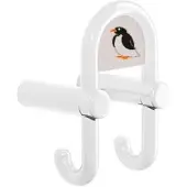 Hewi 801 Garderoben-Doppelhaken 801.90.03124 orange, Haken nach hinten