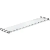 Hewi System 162 Ablage 162.03.1105XA Glasplatte, 600 x 122 mm, Halter Edelstahl matt geschliffen