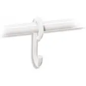 Hewi 477 Haken 477.30.02092 anthrazitgrau, Höhe: 105mm, zum Aufschieben