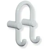 Hewi 801.90.040 95 Garderobendoppelhaken Ser 801,