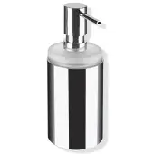 Hewi System 162 Seifenspender 162.06.110540 200ml, Halter verchromt, Glas, satiniert