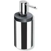 Hewi System 162 Seifenspender 162.06.1104090 200ml, Halter verchromt, tiefschwarz