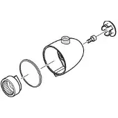 Hansgrohe Thermogriff Ecostat 2001 edelmatt 96225880