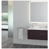 Vitra Istanbul Handtuchring A48008 360 x 94 x 128 mm, Wandmontage, Messing verchromt