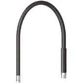 Delabie Flex.Schlauch Lebensmittelqualität G1/2 schwarz L950mm