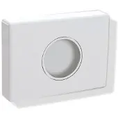 Hewi Hygienebeutel-Spender 800.06.7509118 Grundkörper signalweiß, Ring senfgelb, 143x103x27mm