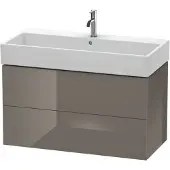 Duravit Waschtischunterbau L-CUBE 544x984x459mm flannel grey hochglanz