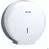 Delabie WC-Papierhalter HYPERECO für 400 m Rolle ABS weiß
