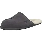 Ugg für Herren. 1101111 Graue Scuff-Slipper aus Leder (41), Wohnung, Wildleder, Keine, Heimtextilien