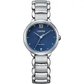 Citizen CitizenUhr EM0920-86L Eco-Drive Damen-Armbanduhr Dunkelblau 28mm Durchmesser