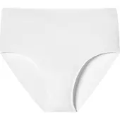 Schiesser Maxislip "Invisible Soft", Damen, Gr. 44, weiß (100, weiß), Microfaser, Obermaterial: 70% Polyamid, 30% Elasthan, unifarben, körpernah, Unterhosen Maxislip, mit hohem Bund