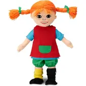 Peppi Pitkätossu Pippi Puppe, 30 cm