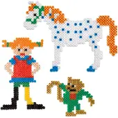 Peppi Pitkätossu Kreativ-Set: Pippi-Perlenbild - ab 3 Jahren - onesize