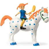 Peppi Pitkätossu Figurenset Pippi & Kleiner Onkel