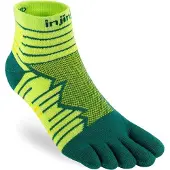 Injinji Run Technical Mini Crew Socken gelb/gr?n M | EU 40,5-44 2021 Laufsocken