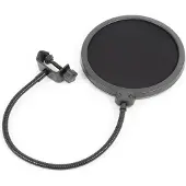 VONYX M06 Mikrofon Pop Filter 6'' Schutzschirm flexibler Schwanenhals