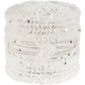 Kayoom Pouf Bohist 400 Creme / Khaki 50cm x 50cm