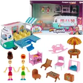 Toi-Toys Toi Toys Girl Squad Spielset Wohnmobil – 43 x 28 cm