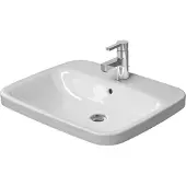 Duravit Einbauwaschtisch DuraStyle 61,5x49,5cm, EB v o, m HL, ÜL, HLB, we