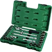 Sata Steckschlüssel Garnitur 12kt 1/2" 24-tlg.