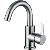 Wiesbaden Drehbarer Wasserhahn Wes mit Bedienhebel in Edelstahl von