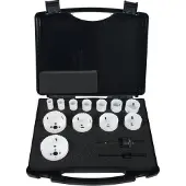 Projahn Bi-Metall Lochsägen-Set ALLROUNDPLUS, in Hartschalenkoffer, 14-tlg.