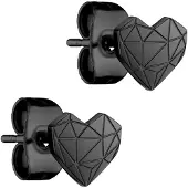 Liebeskind berlin Damen-Ohrstecker Edelstahl LIEBESKIND Berlin Schwarz