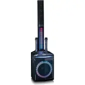 Lenco PA-220BK PA-Anlage mit Subwoofer 120 W Bluetooth UKW-Radio 2 Funkmikrofone