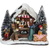 Luville Weihnachtsfigur Ski Cafe (mix)