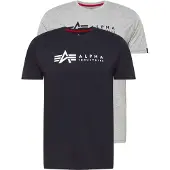 Alpha industries Label 2 Pack Kurzarm-t-shirt