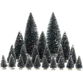 Luville Weihnachtsfigur Borstenbäume Satz von 21 (mix)