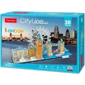 Cubicfun Cubic Fun 3d Puzzle City Line London, 107 Stück(e), Gebäude, 8 Jahr(e)