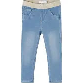 Name it Mädchen Jeans-Jeggins mit elastischem Bund in Blau | Gr.: 56