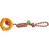 Trixie Spieltau mit Ring, Naturgummi ø 12 cm/41 cm