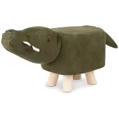 Noxxiez Hocker Crocodile junior 48 cm Kunstleder/Holz grün