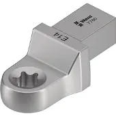 Wera 7786, Torque wrench end fitting, Silber, Chrom-Vanadium-Stahl (Cr-V)