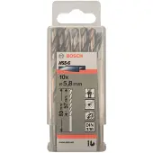 Bosch Hss-g Din338 5.8x57x93 Mm Drill Bit 10 Units Silber