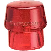 HALDER SIMPLEX 3206060 Einsatz, Plastik, rot, 60 mm