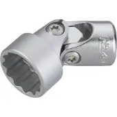 Hazet Gelenk-Steckschlüssel-Einsatz (Doppel-6kt.) 880G-Z18 Vierkant hohl 10 mm (3/8 Zoll) Außen-Doppel-Sechskant-Tractionsprofil 18